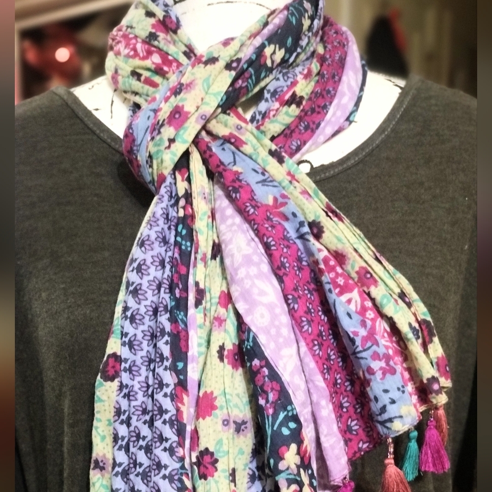 Floral Multicolor Scarf#28